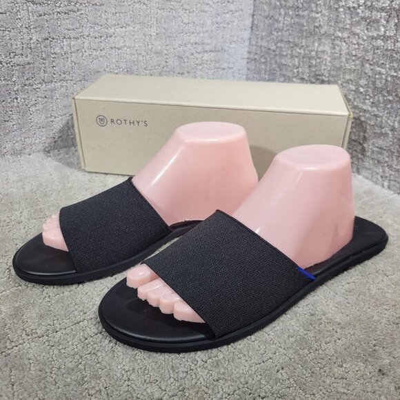 Rothy's Black Slide Sandals - Picture 7 of 8